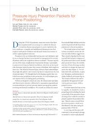 PDF) Pressure Injury Prevention Packets for Prone Positioning