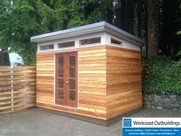 8 X12 Lifestyle Utility Shed Cedar Siding Open Joint Siding Clerestory Windows Modern Shed Contemporary Sh Modern Shed Contemporary Sheds Building A Shed