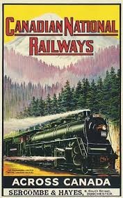 Full Details For Lot 94 Canadian National Railway Train Posters Railway Posters