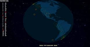 Live Starlink Satellite Map