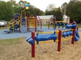 Safer Fun For Kids On New Westport Playground Playground School Playground Elementary Schools