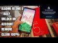 Xiaomi Redmi 5 Rosy Unlock Remove Mi Account Clean 100 2018 Xiaomi Biodata Format Download Biodata Format