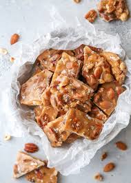 Salted Caramel Nut Brittle Completely Delicious