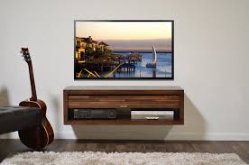 Create An Interesting Space In Any Media Room With A Modern Wall Television Stand In 2020 Floating Tv Stand Tv Stand Designs Floating Tv Console
