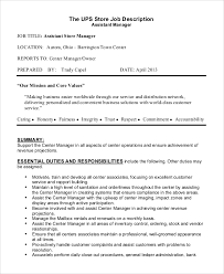 Free 10 Sample Store Manager Job Description Templates In Pdf Ms Word