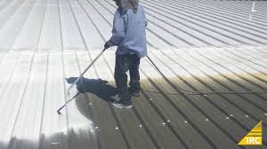 Silicone Coating Over Metal Panel Roof Application Process Youtube