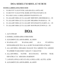 Ya allah tunjukkanlah kepadaku sebagaiman mereka yg tlh engkau tunjukkan. Doa Sebelum Sholat Subuh Doc