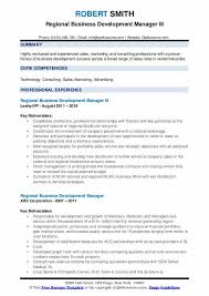 Regional Business Development Manager Resume Samples Qwikresume