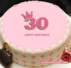 See more ideas about cupcake cakes, cake, birthday cakes for women. Happy 30th Birthday Cake For Her With Name 2happybirthday
