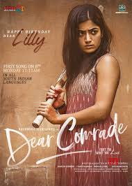 Rashmika Mandanna Birthday Wishes Poster From Team Dear Comrade Social News Xyz Song One Dear Beautiful Blonde Girl