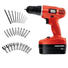 Black And Decker Cordless Drill 18v Review Black Decker 18v Cordless Power Drills Driver With 30 Bonus Accessories Cordless Power Drill Cordless Drill Drill Driver