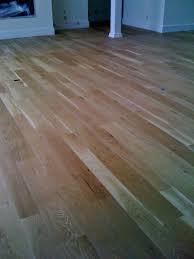 White Oak Floors With 3 Coats Of Bona Naturale Water Based Finish White Hardwood Floors Oak Hardwood Flooring