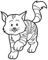 Pierwszy zestaw kolorowanek kotów to proste rysunki, które zrobiłam z myślą o najmłodszych. Kot Kolorowanka Do Pobrania Malowanka Z Kotkiem