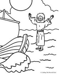These alphabet coloring sheets will help little ones identify uppercase and lowercase versions of each letter. Jesus Walks On Water Coloring Page Crafting The Word Of God
