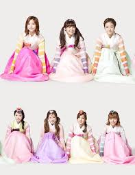A Pink S Message For Korean Thanksgiving Chuseok Kpop Girls Hanbok Korean Girl
