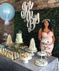 You can mix and match as you tie everything up with a pretty ribbon that matches (or complements) your baby shower theme. Baby Shower Idea Pretty Baby Shower Baby Boy Shower Baby Shower
