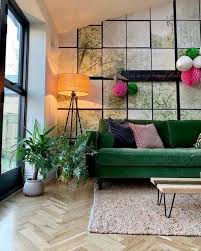 Scott 3 Zitsbank Donkergroen Fluweel Deco Canape Vert Canape Vert Canape Velours Vert