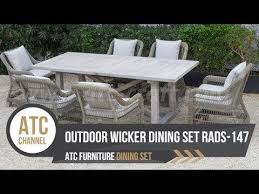 Outdoor Rattan Wicker Dining Set Rads 147 2018 4k Video Atc Furniture Channel Please Subcribe Me For More Videos Outdoor Rattan Wicker Dining S