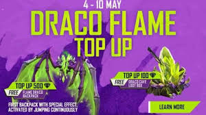 Browse millions of popular free fire wallpapers and ringtones on zedge and personalize your phone to suit you. Free Fire Draco Flame Top Up Event 2021 How To Get Flame Draco Backpack Firstsportz