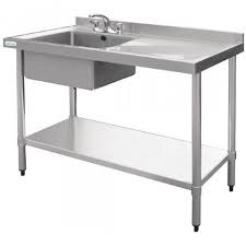 Evier En Acier Inoxydable Vogue 1000 X 600 U901 Evier En Inox Evier Cuisine Inox