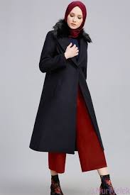 Kurklu Tesettur Kaban 2019 Hijab Dress Fashion Coat