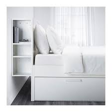Brimnes Bettgestell Kopfteil Und Schublade Weiss Ikea Deutschland Verstellbare Betten Platzsparende Betten Bettgestell