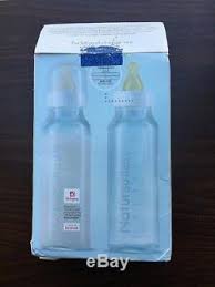 Natursutten Glass Baby Bottle 240 Ml 2 Pack Anti Colic System New