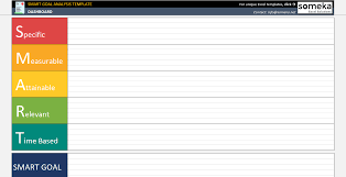 Goals template for excel is designed for planning a project goal and one or more objectives. Smart Goals Template Free Excel Business Worksheet
