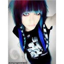 Maybe you would like to learn more about one of these? Blue Hair Dyed Hair Emo Emo Girl Scene Scene Hair Liked On Polyvore Emo Scene Hair Scene Hair Emo Hair