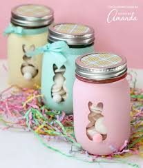 Mason, canning, or glass jars. Easter Bunny Mason Jars An Adorable And Easy Easter Craft
