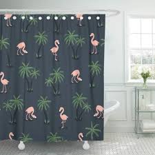 Free shipping on orders over $25 shipped by amazon. Pink Flamingo Birds And Palm Trees Summer Trendy Exotic Animal Design Bath Shower Curtains 60x72inch 150x180cm Buy At A Low Prices On Joom E Commerce Platform