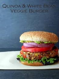 Quinoa White Bean Veggie Burger Veggie Burgers Recipe Vegetarian Recipes Veggie Burger