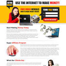 Money hustle is the best place to learn how to make money online, learn profitable side hustles, and other passive income methods. Ready To Use Make Money Online Responsive Landing Page Designs Page 3