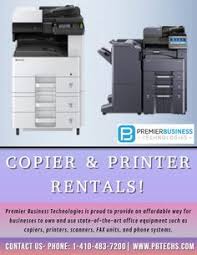 Printer Copier Rental Premier Business Technologies S Collection Of 20 Printer Ideas