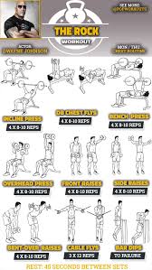 Dwayne Johnson Chest Workout Shoulder Workout Chest