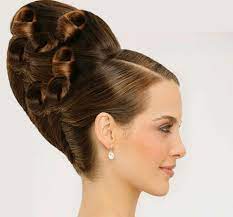Elegant Updo Piled High In Back French Twist Hair Hair Styles Long Hair Styles