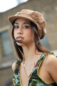 Baker Boy Hat Brown Cord Baker Tan Corduroy Baker Boy Cap