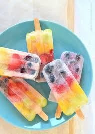 Rainbow Fruit Popsicles Recipe Recipe Fruit Ice Lolly Fruit Popsicle Recipes Popsicle Recipes