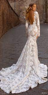 Berta Wedding Dresses Fall 2020 Napoli Bridal Collection Long Sleeve Wedding Dress Lace Fitted Wedding Dress Berta Wedding Dress