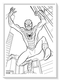 Spiderman Para Colorear 130 Imagenes Del Hombre Arana Para Pintar Superhero Coloring Pages Superhero Coloring Avengers Coloring Pages