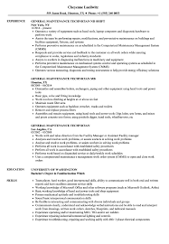 To write great resume for maintenance supervisor job, your resume must include: General Maintenance Technician Resume Samples Velvet Jobs