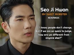 Here's some 'real talk' from Seo Ji Hwan. Done with episode 1 of  #MySweetMobster! It really is hard to change in a society where everyone  easily judges other people based
