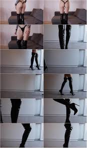 Latex Boots Worship - Godessamber - HDMP4