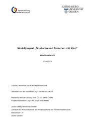 Check spelling or type a new query. Modellprojekt Studieren Und Forschen Mit Kind