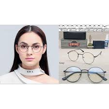 Kacamata fashion gaya frame bulat pria wanita yoi5007cl. Kacamata Minus Frame Kacamata Korea Kacamata Bulat Metal Kacamata Baru Terbaru 2018 Elevenia
