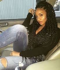 Whether you have short or long hair, these kinky twists can make you look well dressed even if you're only wearing jeans. African Hair Braiding Black Girl Box Braids Hair Twists On Stylevore