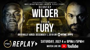 Et, are on the espn and fox sports apps. Pbc Replay Deontay Wilder Vs Tyson Fury 1 Full Ppv Fight Card Youtube