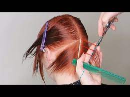 bob haircut graduation by sanja karasman graphic included youtube bob frisur selber schneiden haare selber schneiden haarschnitt videos