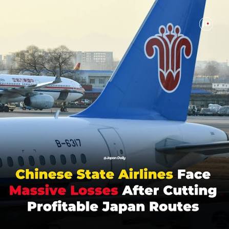 China's three major state-owned airlines-Air China, China Eastern, and China Southern-reported a combined net loss of approximately 8.2 billion yuan for the first half of 2026. The severe financial downturn was primarily