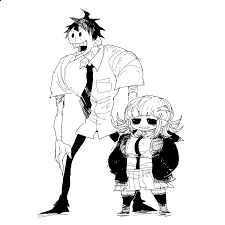 Hajime And Chiaki Look Kinda Weird Today Danganronpa 443 x 437 jpeg 20 кб.